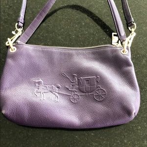 Coach over the shoulder medium sized hand bag